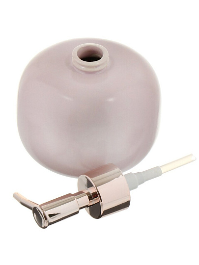 Дозатор для жидкого мыла, керамика, 10.1х13.6 см, розовый, CE2460EA-LD