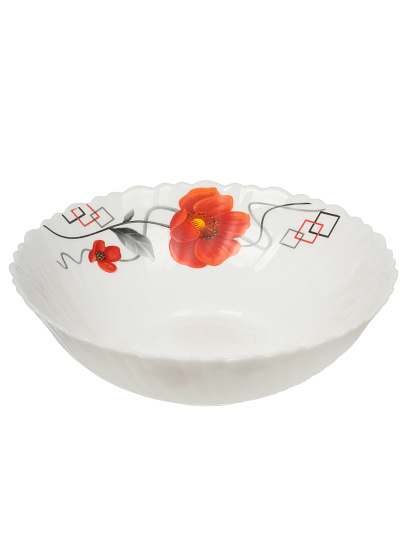 Салатник стеклокерамика, круглый, 18х6 см, 0.6 л, Марсель, TW70