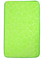 Набор ковриков для ванной и туалета, 2 шт, 0.5х0.8, 0.4х0.5 м, полиэстер, салатовый, Камешки, Y4-11229 - фото 7