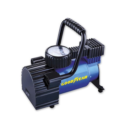 Компрессор автомобильный Goodyear, GY-30L, 30 л/мин, 12 В, 7 атм, 156 Вт, к прикуривателю, со съемной ручкой, сумка, GY000101