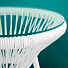 Стол металл, Acapulco, 41х41х52 см, круглый, столешница стеклянная, белый, АС002 white - фото 3