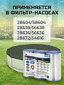 Картридж 10.5х20 см, 3 шт, к фильтр-насосу 28604, 28638, 28636, 28672, Intex, A, 29003 - фото 4