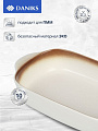 Форма для запекания керамика, 24х13.5х4.5 см, 0.58 л, прямоугольная, бежевая, Daniks, Полдень, Y4-8730 - фото 3