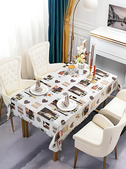 Клеенка Silvano, Metalic, 1.37х20 м, ПВХ на тканевой основе, LM-7105A