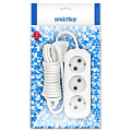Удлинитель бытовой 3 гнезда, 3 м, ПВС, 2х1 мм², без заземления, Smartbuy, SBE-10-3-03-N - фото 3