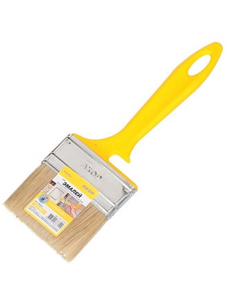 Кисть плоская, Акор, Эмали, 12х70 мм, натуральная щетина, рукоятка пластик, 172 12 070