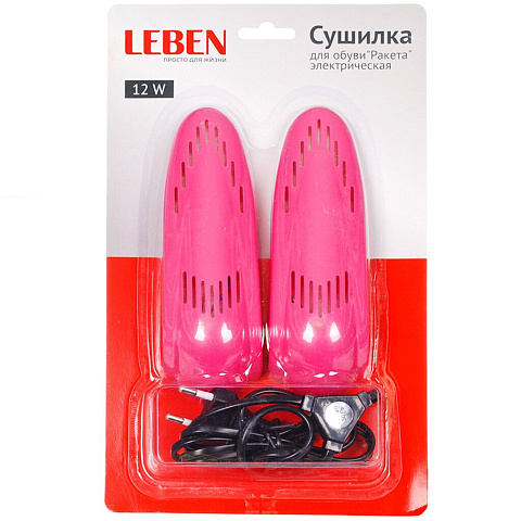 Сушилка для обуви Leben, Ракета, 65-80 °C, 490008