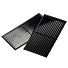 Решетка вентиляционная пластик, переточная, 450х130 мм, с сеткой, черная, Viento, 4513ВР-черная - фото 2