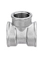 Тройник 1&amp;quot;1/4 х3/4&amp;quot;х1&amp;quot;1/4, г-г-г, латунь, AquaLink - фото 4