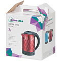 Чайник электрический Homestar, HS-1013, красный, 2 л, 1500 Вт, скрытый нагревательный элемент, нержавеющая сталь - фото 5