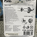 Крючок настенный, 5.6х5.3х6.7 см, нержавеющая сталь, хром, Fora, Drop, FOR-DP028 - фото 4