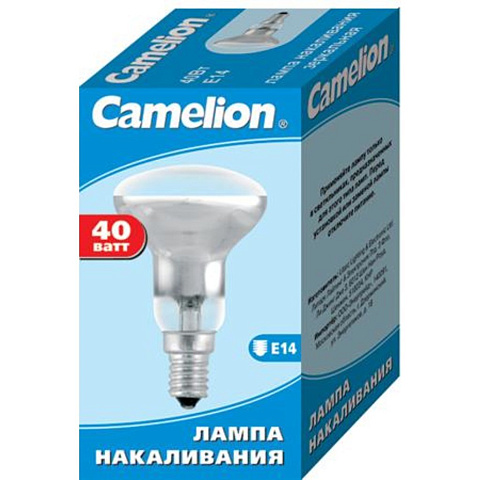 Лампа накаливания зеркальная MIC Camelion 40/R50/E14