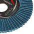 Круг лепестковый торцевой КЛТ2 для УШМ, LugaAbrasiv, диаметр 125 мм, посадочный диаметр 22 мм, зерн ZK60, шлифовальный - фото 3