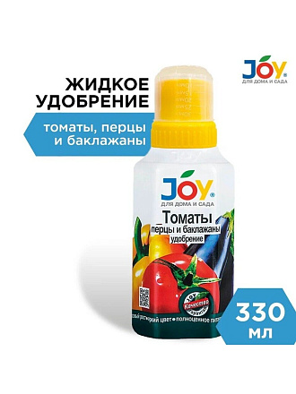 Удобрение Томаты, Лигногумат ДМ-NPK 6%, органоминеральное, жидкость, 330 мл, Joy