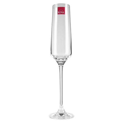 Бокал для шампанского, 190 мл, стекло, 4 шт, Rona, Charisma, 900-488