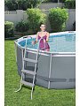 Бассейн каркасный Bestway, 427х250х100 см, Power Steel, 56620BW, фильтр-насос, лестница, 7250 л, поплавок-дозатор - фото 7