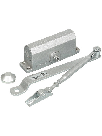Доводчик дверной Trodos, TD-40, -35°C + 60°C °C, до 40 кг, серебряный, 272002