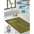 Набор ковриков для ванной и туалета, антискользящий, 2 шт, 0.5х0.8, 0.5х0.5 м, полиэстер, зеленый, TDM5080-02 - фото 4
