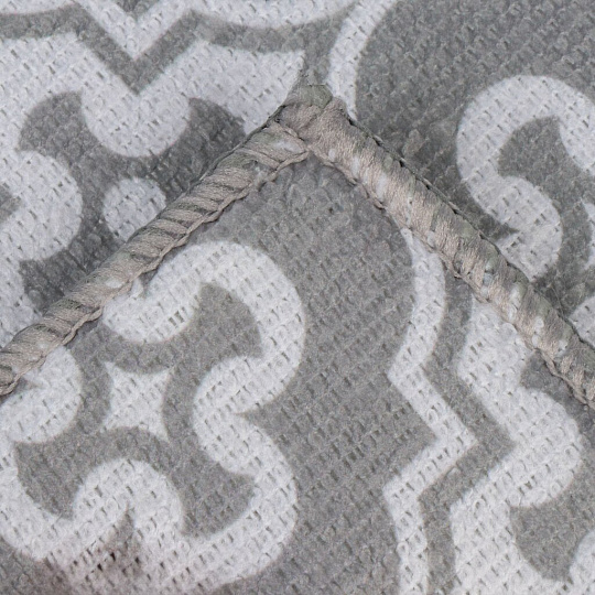 Коврик для сушки посуды микрофибра, 38х51 см, серый, B180024