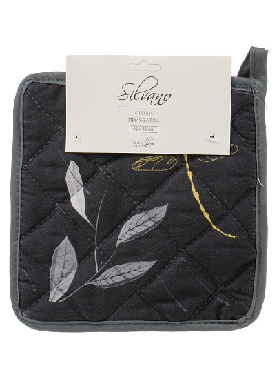 Прихватка 18х18 см, 100% хлопок, стрекоза, Узб-н