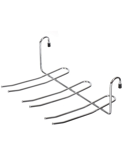 Полка на рейлинг для фужеров, малая, 23.5х18х9 см, хром, U000053