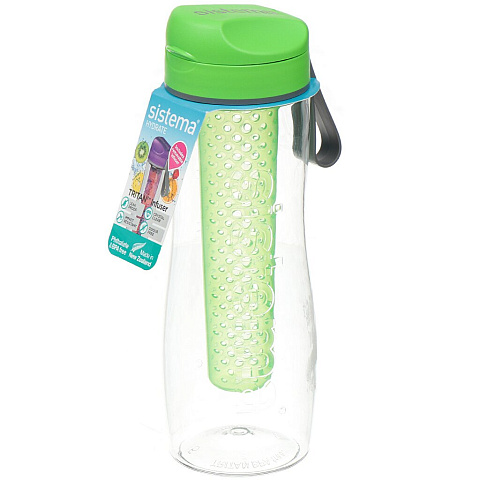 Бутылка для воды пластиковая Sistema Тритан 660, 0.8 л, в ассортименте