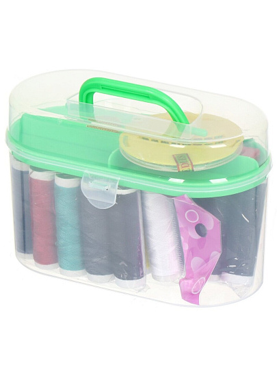 Набор для шитья 29 предметов, нитки 24шт, булавки, иголки, наперсток, Y8-2702