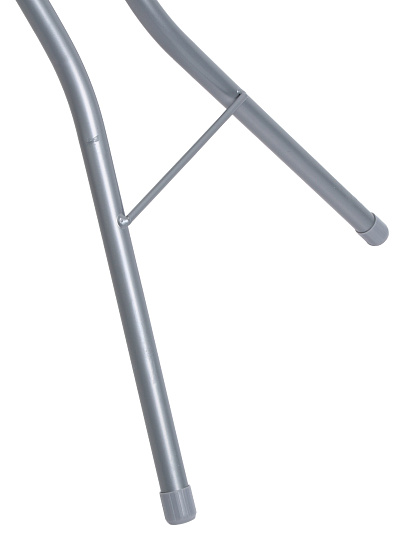 Доска гладильная 121х38 см, Лайт, подставка для утюга, Марья Искусница, серо-синяя, антипригарное покрытие