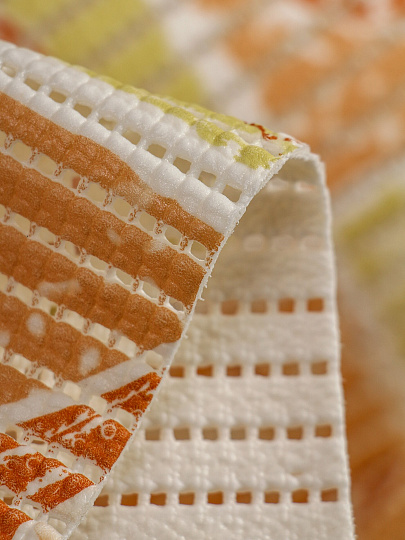 Коврик для ванной, антискользящий, 1.3х15 м, вспененный ПВХ, ракушки коричнево-бежевые, Homemat Aquatic, 4Y, ракушки