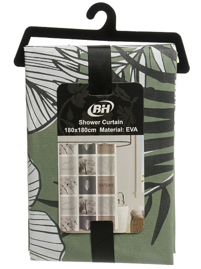 Штора для ванн 180х180 см, PEVA, Элика-2, Y4-11171