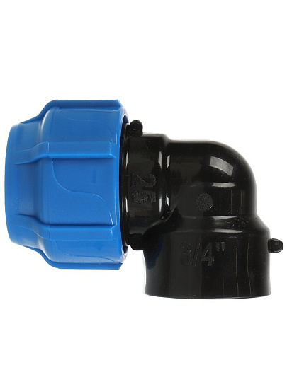 ПНД уголок d25х3/4&quot;, внутренняя резьба, Spektr