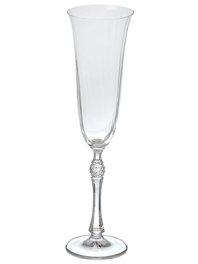 Бокал для шампанского, 190 мл, стекло, 6 шт, Bohemia, Parus Optic, БСС0425