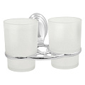 Стакан для зубных щеток, двойной, металл, хром, Solinne, Classic, 2546.101 - фото 2