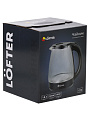 Чайник электрический Lofter, CX-K313-18AB, черный, 1.8 л, 1500 Вт, скрытый нагревательный элемент, стекло, пластик - фото 10