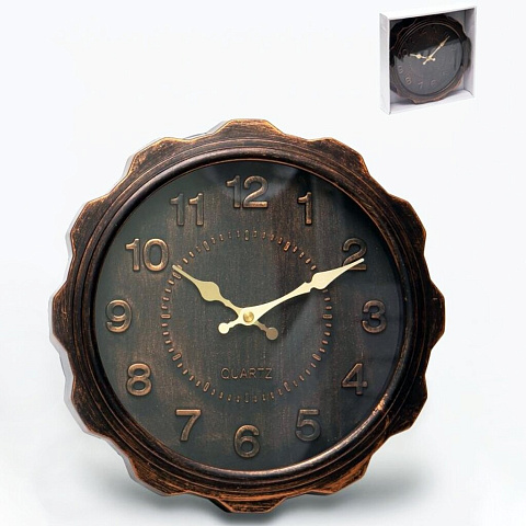 Часы настенные, 22.8х4 см, круглые, 152-38016