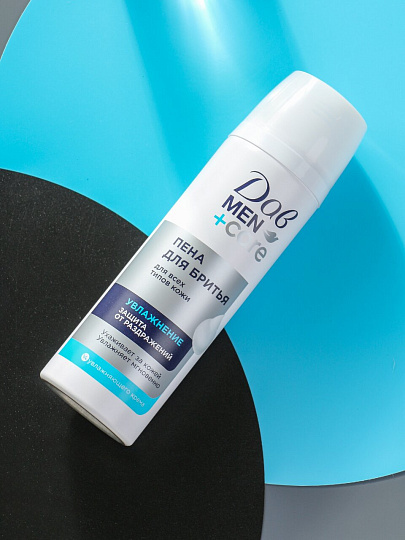 Пена для бритья, Дав, Men+Care Увлажняющая, для чувствительной кожи, 200 мл