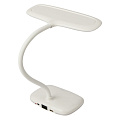 Светильник настольный вращение 360, с USB, белый, Rexant, Baoli, 75-0222