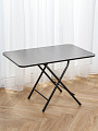 Стол 75х50х50 см, складной, прямоугольный, металл, столешница МДФ, черный, Green Days - фото 2
