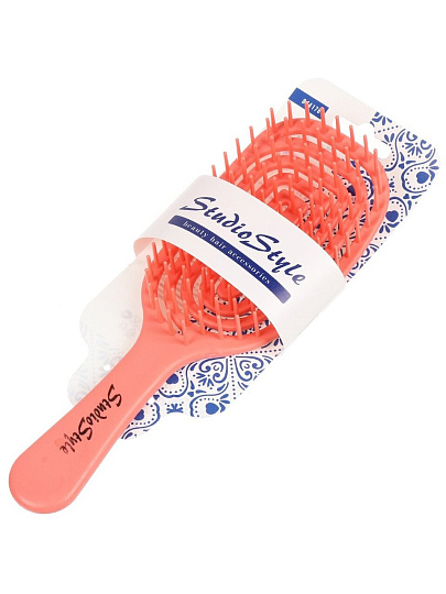 Расческа для волос, трапеция изогнутая, 75х230х30 мм, Studio style, Релакс, 844178-4557