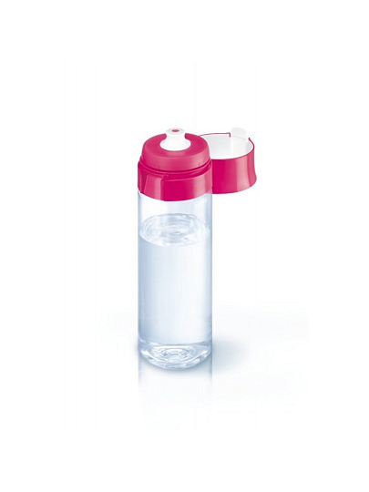 Фильтр-бутылка Brita, Fill&amp;Go Vital, для холодной воды, 1 ступ, 0.6 л, розовый, 1021525