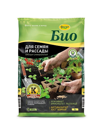 Грунт Био, для семян и рассады, 5 л, Фаско