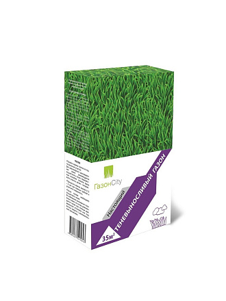 Семена Газон, Настоящий Теневыносливый, 1 кг, коробка, ГазонCity