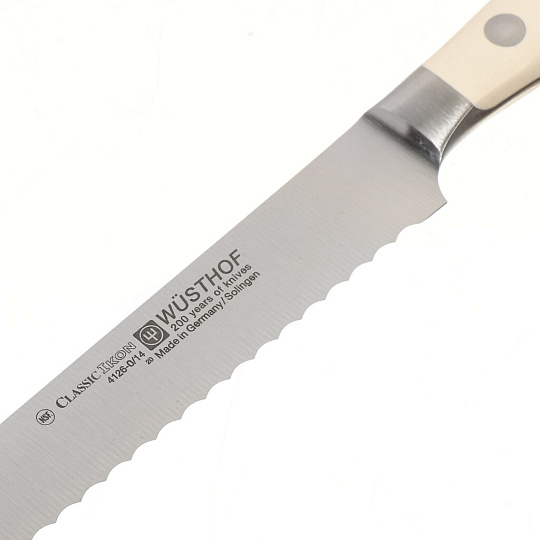 Нож кухонный Wuesthof, Ikon Cream White, универсальный, кованая сталь, 14 см, рукоятка пластик, 4126-0 WUS