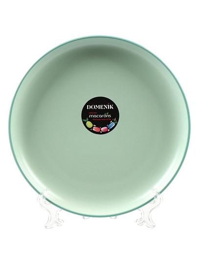 Тарелка обеденная, керамика, 24 см, круглая, Macarons, Domenik, DM7000