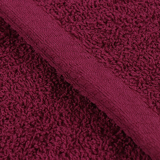 Полотенце банное 50х90 см, 100% хлопок, 380 г/м2, Грация, Barkas, сливовое, Узбекистан, AI-3105031