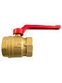 Кран для воды, 1&amp;quot;1/4, г-г, латунь, ручка, DN 32, STI - фото 3