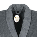 Халат мужской, махровый, 100% хлопок, серый, L-XL, 48-50, Barkas, Aria, AI-1905030 - фото 2