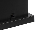 Фонарь декоративный 30х35х13 см, USB шнур, АА 3шт, пластик, стекло, Камин, M120004 - фото 3