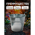 Ведро металл, оцинкованное, 12 л, хозяйственное, Шуйская посуда - фото 4
