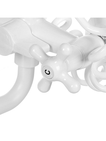 Смеситель для ванны, Эверест, с кран-буксой, пластиковый корпус, B22-3597